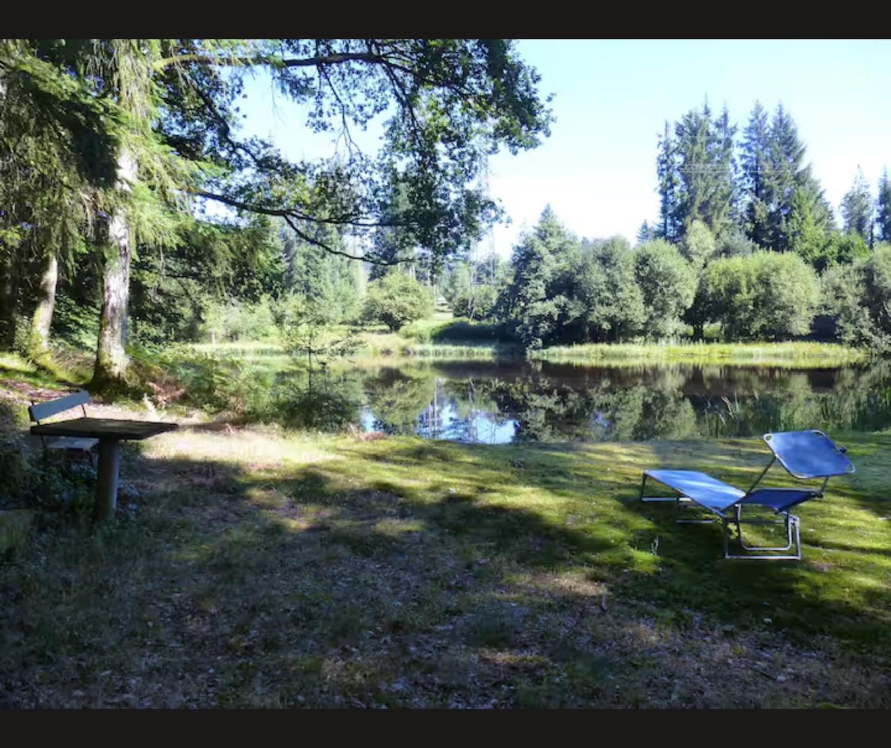 Bonnac-la-Côte Cabane Limousine Au Bord D'Un Etang מראה חיצוני תמונה